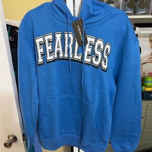Fearless Blue Hoodie men’s Medium new